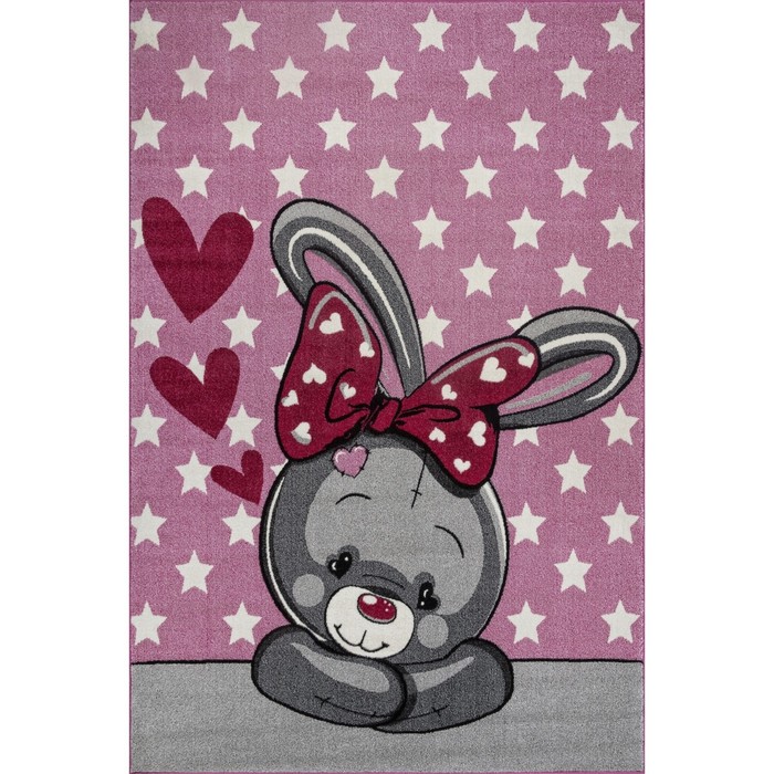 

Ковёр прямоугольный Merinos Rio, размер 120x180 см, цвет pink