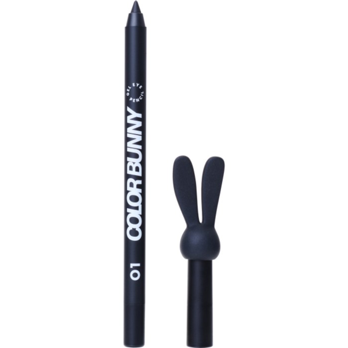 

Карандаш для глаз Love Generation Color Bunny, гелевый, тон 01 чёрный, 1.3 г
