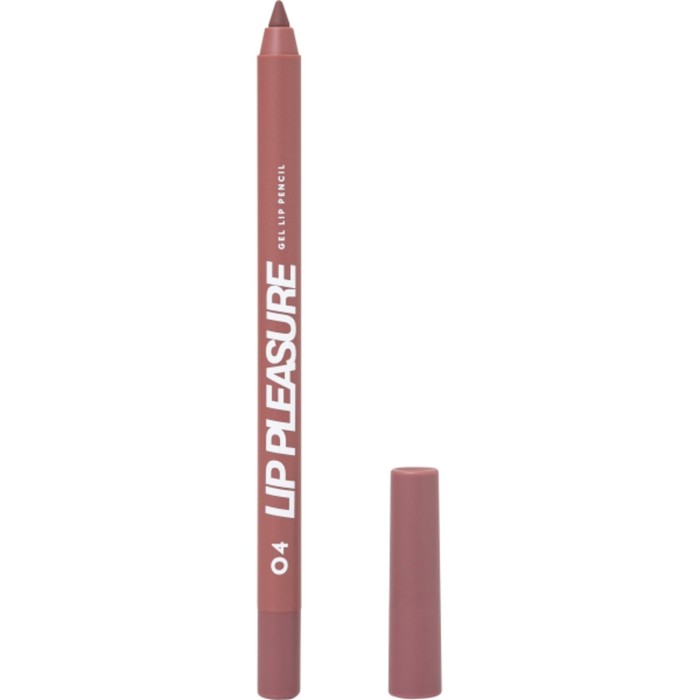 Карандаш для губ Love Generation Lip Pleasure, гелевый, тон 04 холодный коричневый , 1.35 г