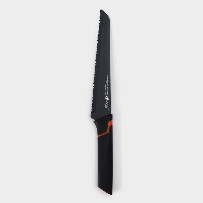 Нож кухонный для хлеба Genio Vertex, лезвие 18,5 см нож кухонный apollo genio vertex 18 5 см нерж сталь пластик