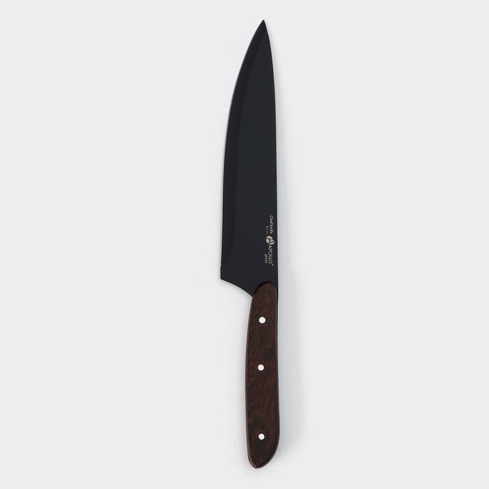 нож поварской apollo genio blackstar 19 см нерж сталь дерево Нож кухонный универсальный Genio BlackStar, лезвие 19 см