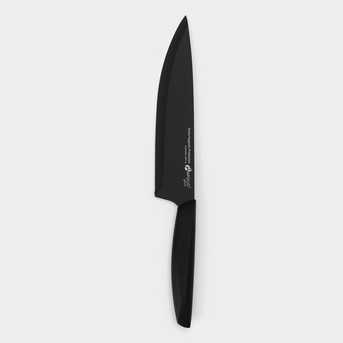 Нож кухонный универсальный Genio Nero Steel, лезвие 18 см нож кухонный apollo genio nero steel 15 см нерж сталь пластик
