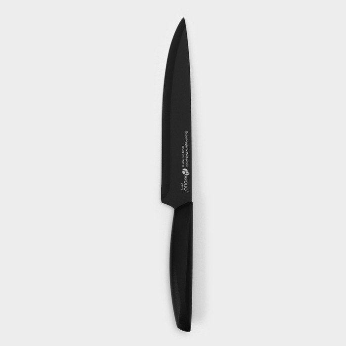 Нож кухонный для мяса Genio Nero Steel, лезвие 18,5 см нож универсальный apollo genio nero steel 12 см нерж сталь пластик