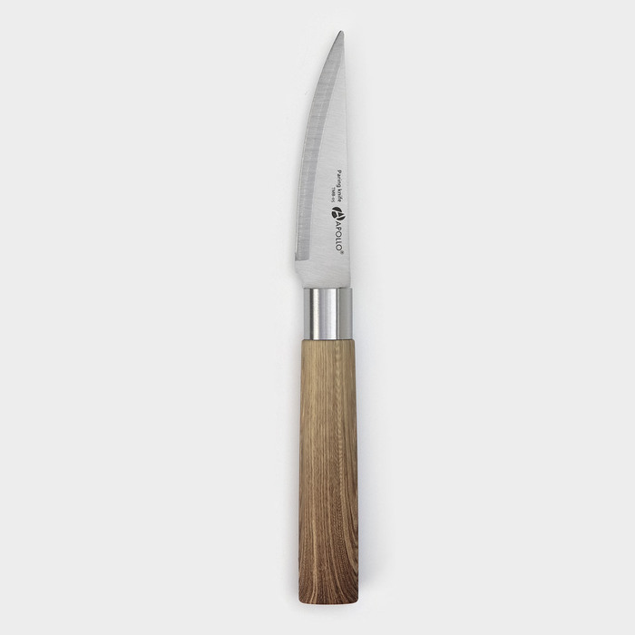 Нож кухонный для овощей APOLLO Timber, лезвие 8 см нож поварской apollo timber