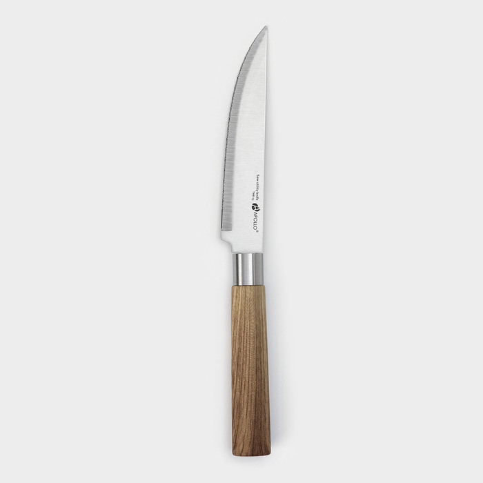 Нож кухонный универсальный APOLLO Timber, лезвие 12 см нож поварской apollo timber