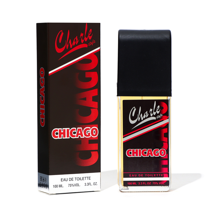 Туалетная вода для мужчин Charle style Chicago, 100 мл туалетная вода для мужчин charle style havana cigar tobacco 100 мл