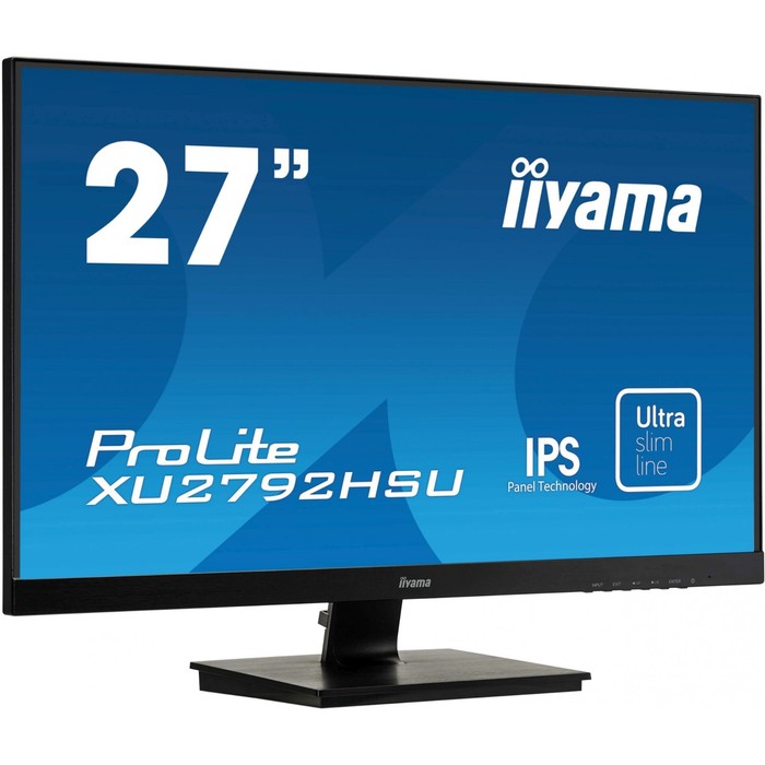 фото Монитор iiyama 27" prolite xu2792hsu-b1 черный ips led 4ms 16:9 hdmi m/m матовая 1000:1 250 102946