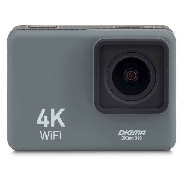 Экшн-камера Digma DiCam 810 серый экшн камера akaso v50 x серый