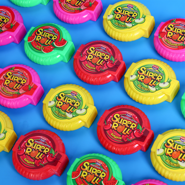 

Набор жевательная резинка SUPER ROLL, ассорти, 288 г
