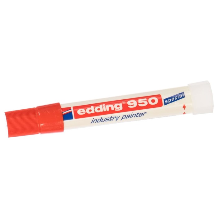 Маркер-паста строительный EDDING 150721, красный, ширина линии 3-10 мм