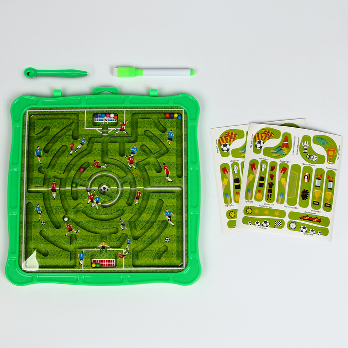 

Игровой набор лабиринт «Футбол», маркерная доска, 2 × 23 × 27,5 см