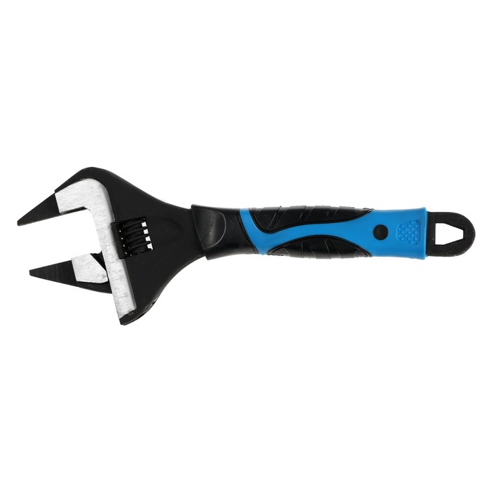 фото Ключ разводной с очень тонкими губками тундра, 2к рукоятка, толщина 3.5 мм, до 50 мм, 250 мм 98638