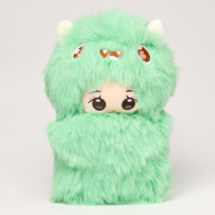 фото Мягкая игрушка «кукла» в костюме монстрика, 22 см, цвет зелёный