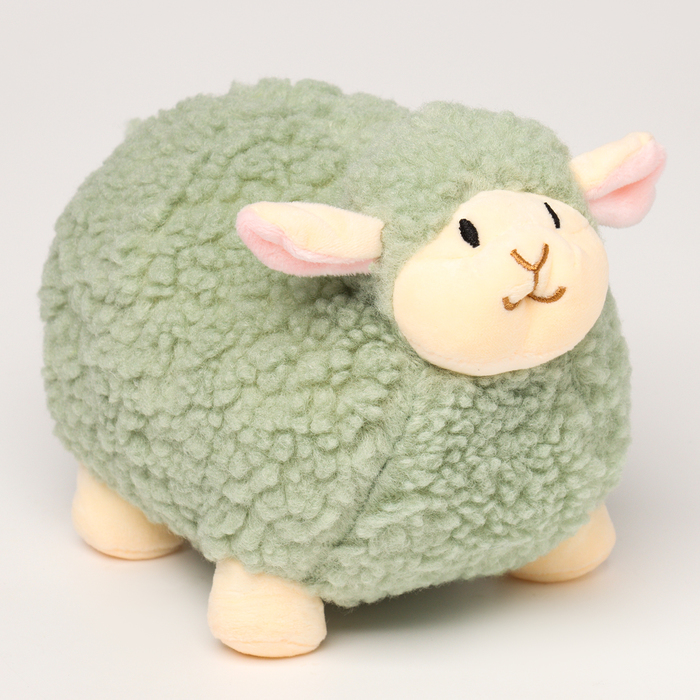Мягкая игрушка «Овечка», 20 см, цвет зелёный цена и фото
