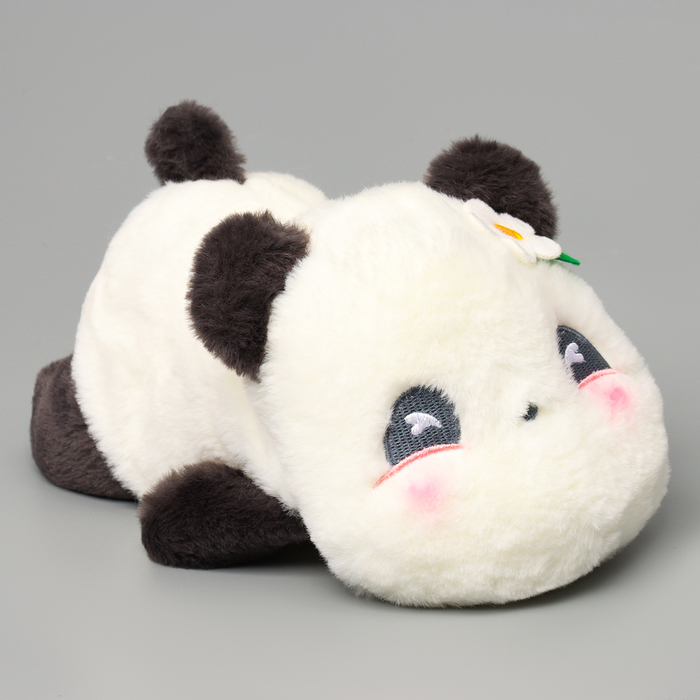 цена Мягкая игрушка «Панда» с цветочком, 20 см