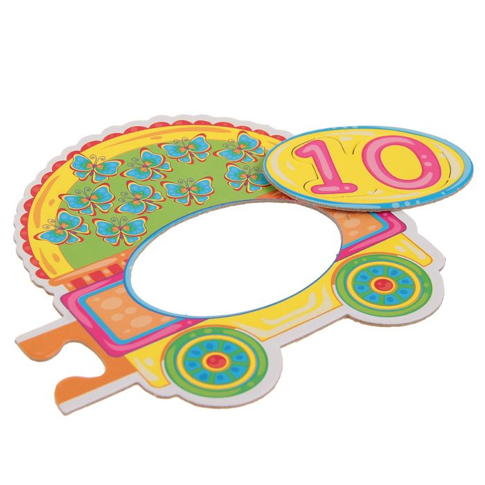 Пазл "Считалочка вагончики", 22 элемента