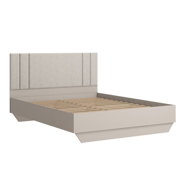 Кровать «Авелона», 1600×2000 мм, цвет кашемир серый / велюр терра серый