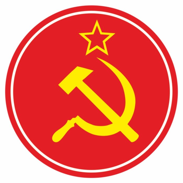 

Наклейка на запасное колесо Серп и молот, 56 х 56 см