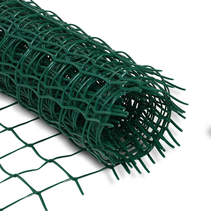 

Сетка садовая, 0,5 × 5 м, ячейка квадрат 50 × 50 мм, пластиковая, зелёная, Greengo