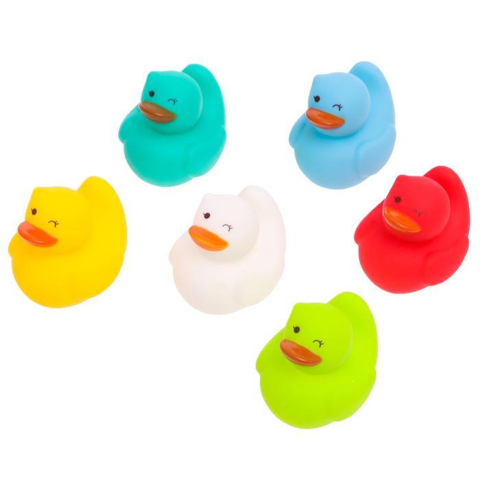 Набор игрушек для ванны «Разноцветные уточки»