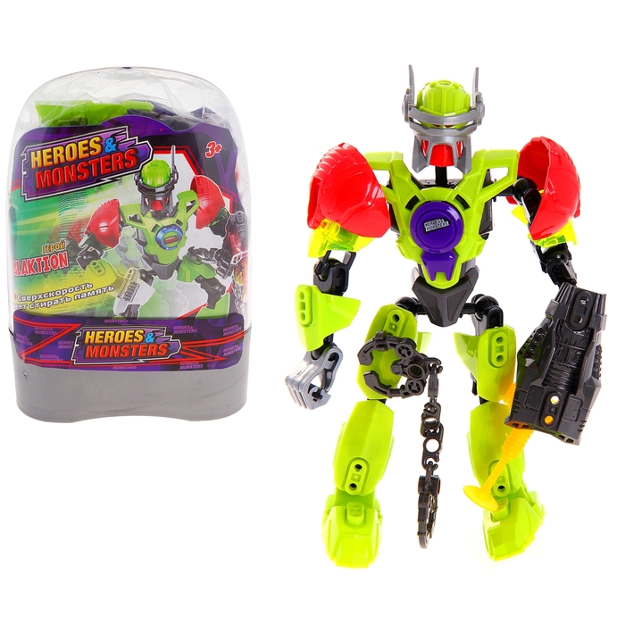 Конструктор-робот «Герой Galaktion», 41 деталь