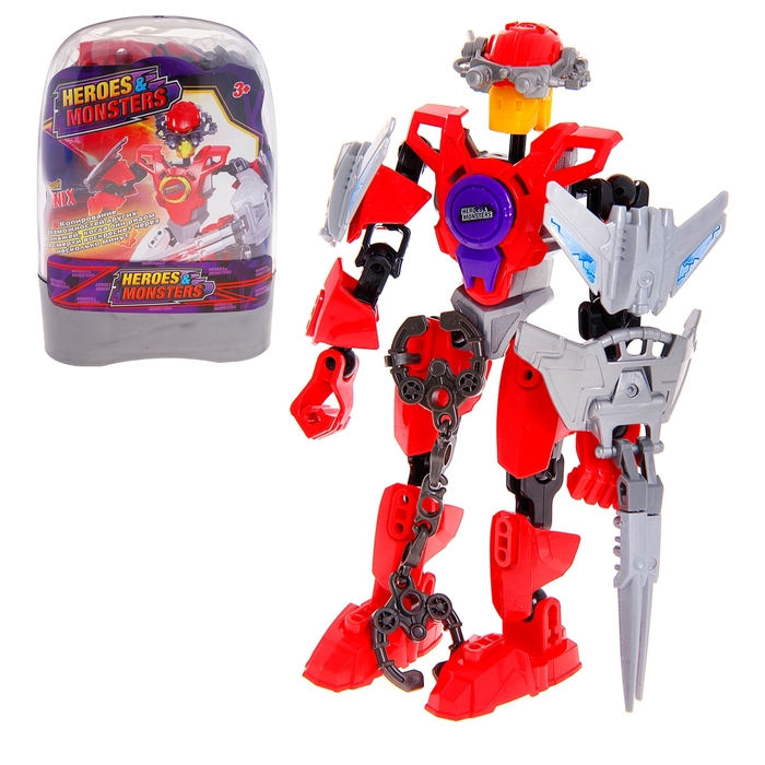 Конструктор-робот «Герой Fenix», 39 деталей