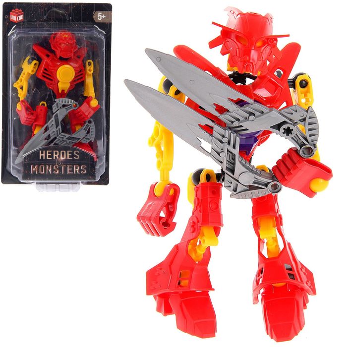 Робот-конструктор «Монстр Zherlo», 19 деталей