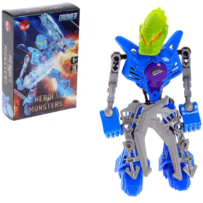 Конструктор-робот «Монстр Gromer», 19 деталей