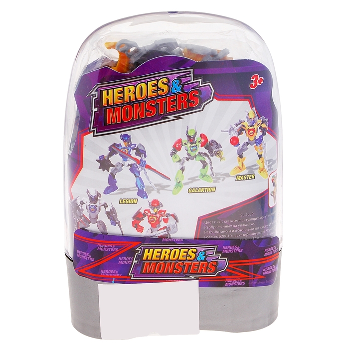 Конструктор-робот «Герой Dvulikiy Aker», 38 деталей