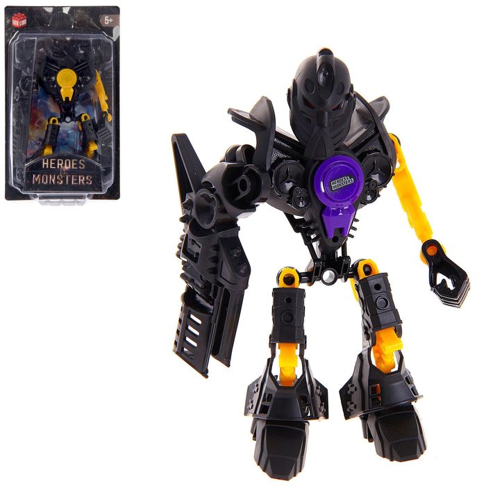 Робот-конструктор «Монстр Fantom», 17 деталей
