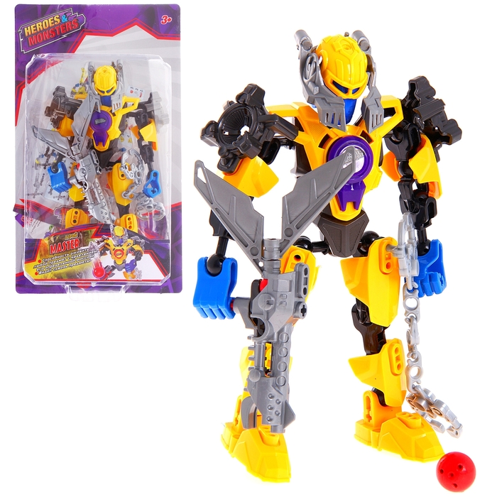 Робот-конструктор «Герой Master», 34 детали