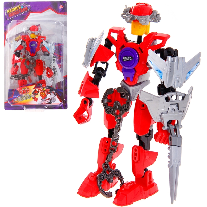 Робот-конструктор «Герой Fenix», 39 деталей