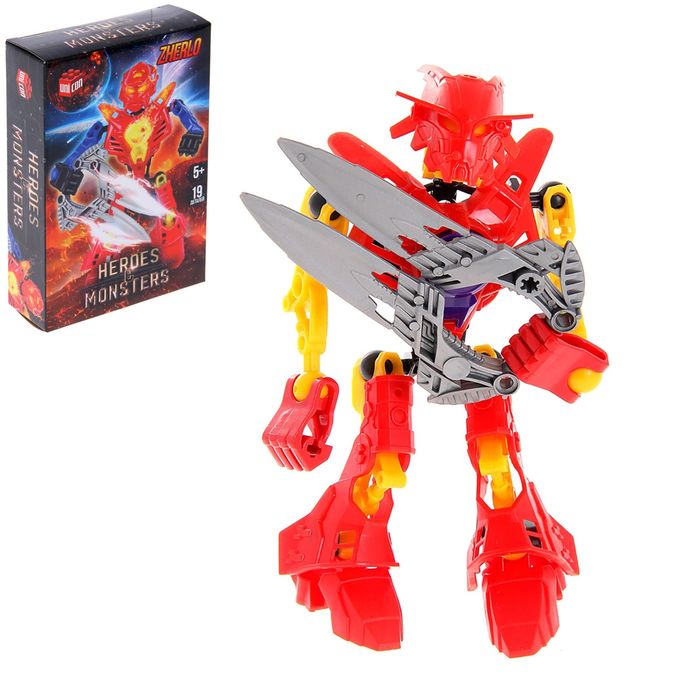 Конструктор-робот «Монстр Zherlo», 19 деталей