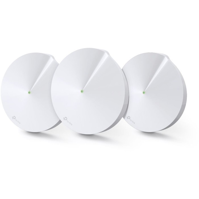 

Бесшовный Mesh роутер TP-Link Deco M5 (DECO M5) AC1300, 1000 Мбит/с, 3 шт, белый
