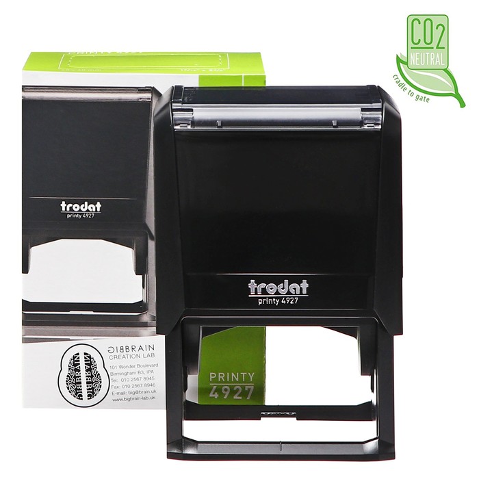 Оснастка для штампа автоматическая Trodat PRINTY 4927 60 x 40 мм корпус чёрный 598₽
