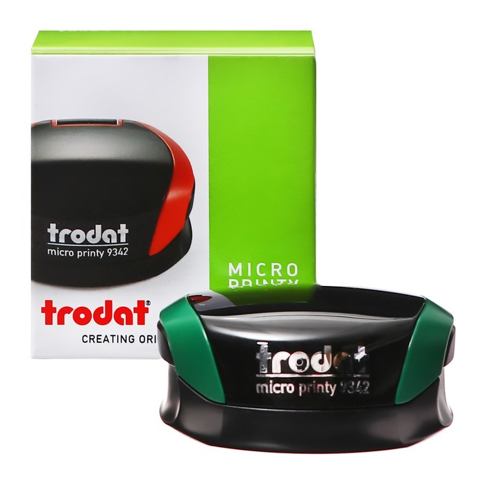 Оснастка карманная Trodat MICRO PRINTY 9342 диаметр 42 мм корпус изумруд 349₽