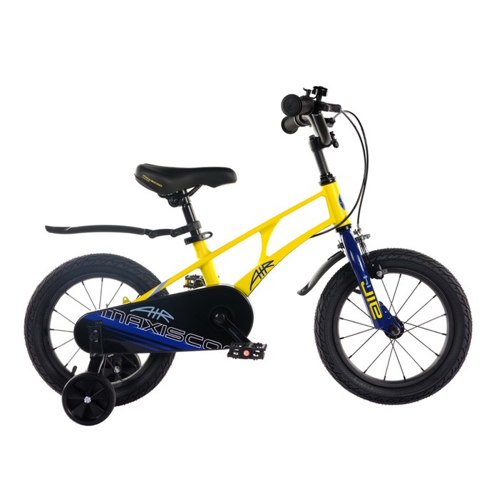 

Велосипед 14'' Maxiscoo AIR Стандарт Плюс, цвет Желтый Матовый