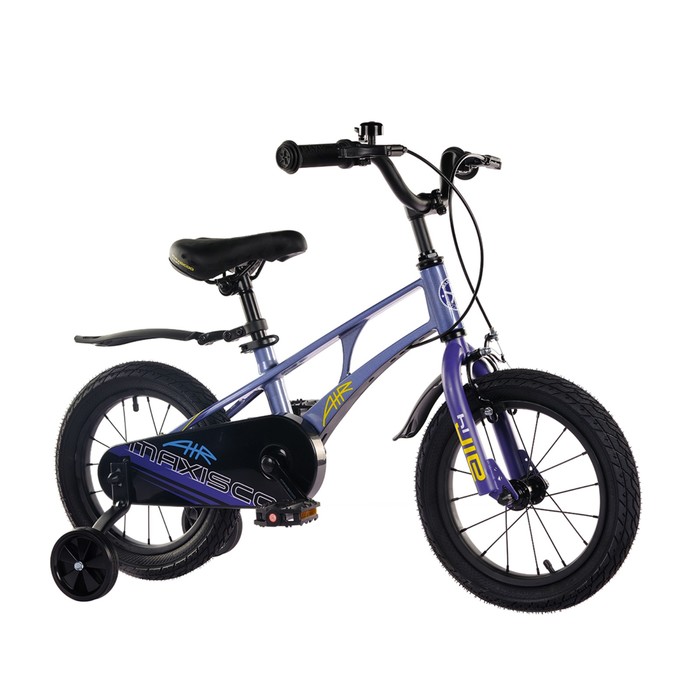 фото Велосипед 14'' maxiscoo air стандарт плюс, цвет синий карбон