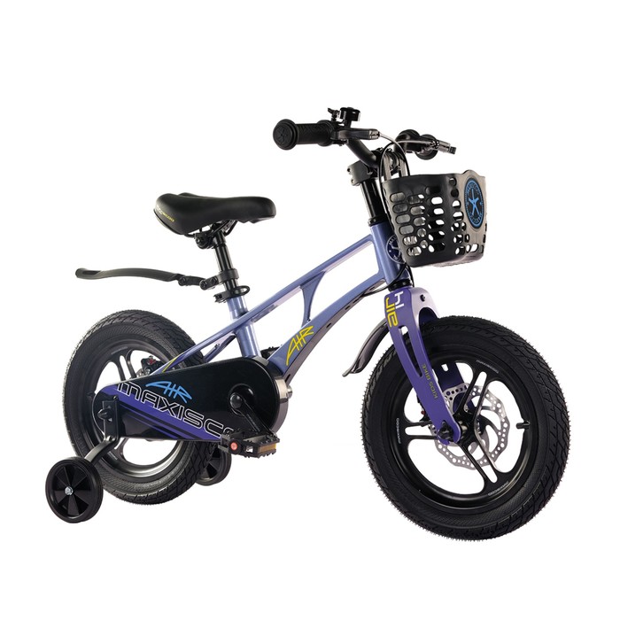 фото Велосипед 14'' maxiscoo air pro, цвет синий карбон