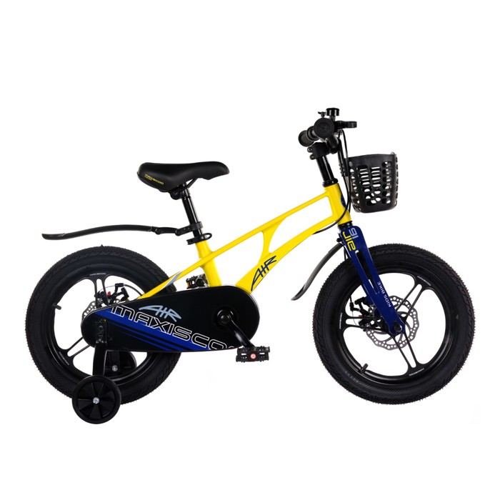

Велосипед 16'' Maxiscoo AIR Pro, цвет Желтый Матовый