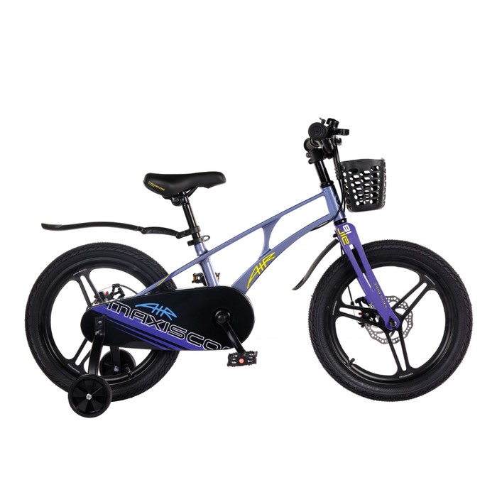 Велосипед 18'' Maxiscoo AIR Pro, цвет Синий карбон