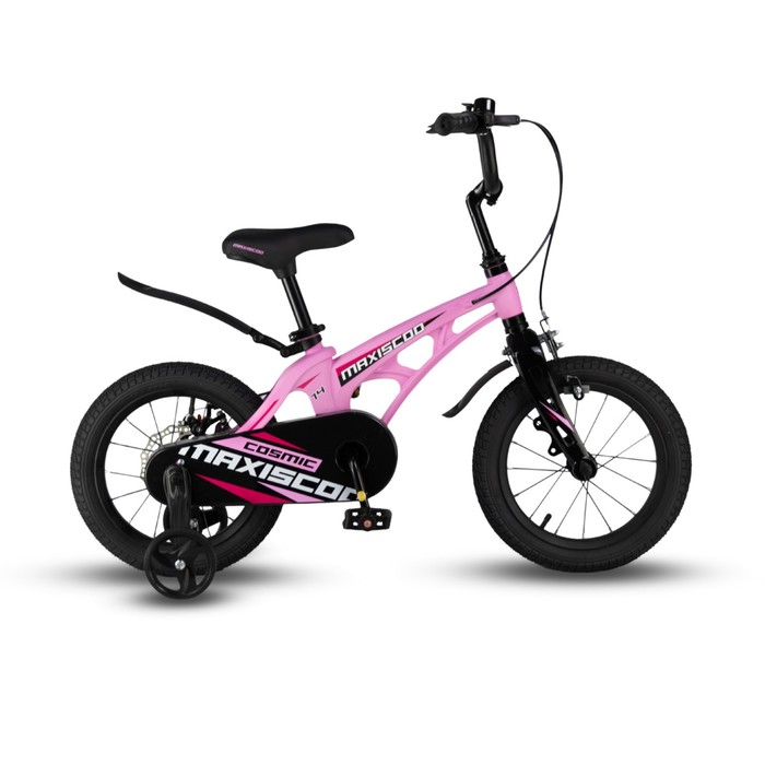 Велосипед 14'' Maxiscoo COSMIC Стандарт Плюс, цвет Розовый Матовый велосипед 14 maxiscoo cosmic стандарт плюс цвет розовый матовый