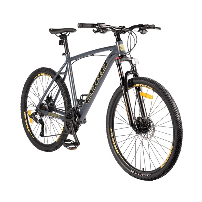 фото Велосипед 27.5" cord horizon, цвет серый матовый, размер 19''
