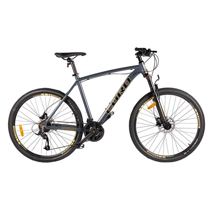 цена Велосипед 27.5 Cord Horizon, цвет Серый Матовый, размер 21''