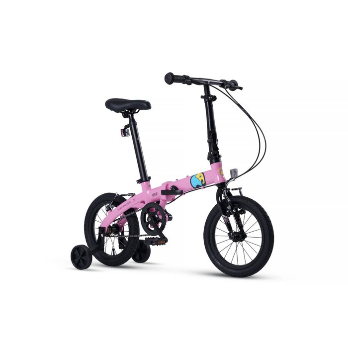Велосипед 14'' Maxiscoo S007 Стандарт, цвет Розовый