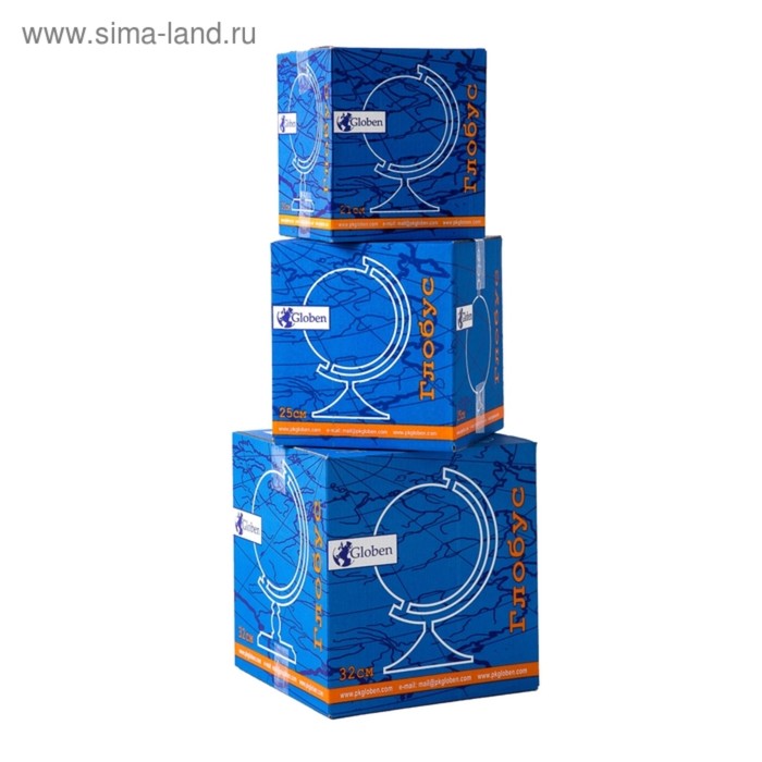 Глобус физический «Классик Евро», диаметр 150 мм