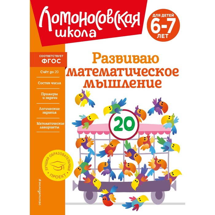 

Развиваю математическое мышление. Для детей 6-7 лет. Родионова Е.А., Казакова И.А.
