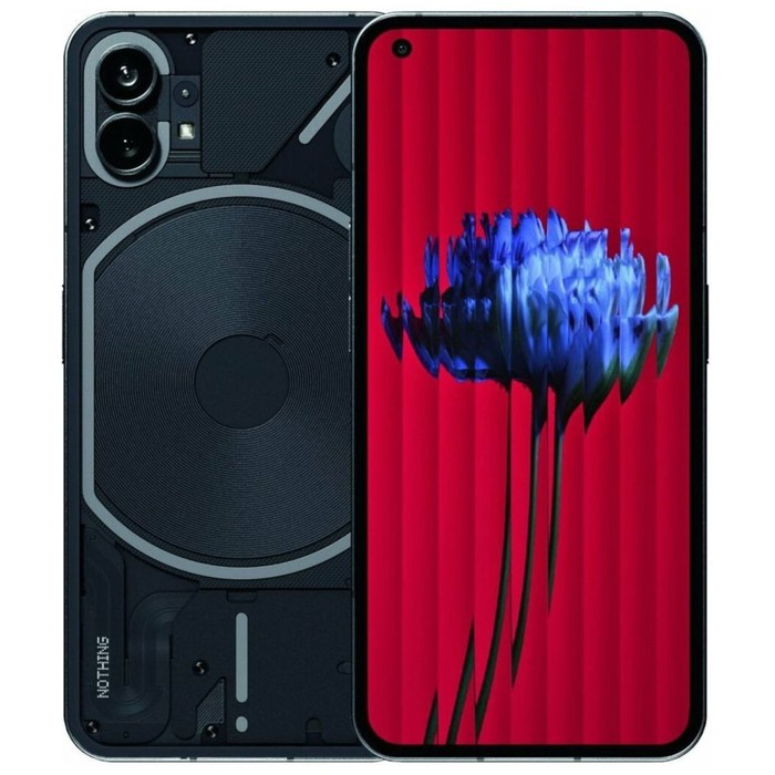 

Смартфон Nothing phone 1 8/256, 6.55", 8 Гб, 256 Гб, 50 Мп, 2 sim, 4500 мАч, чёрный