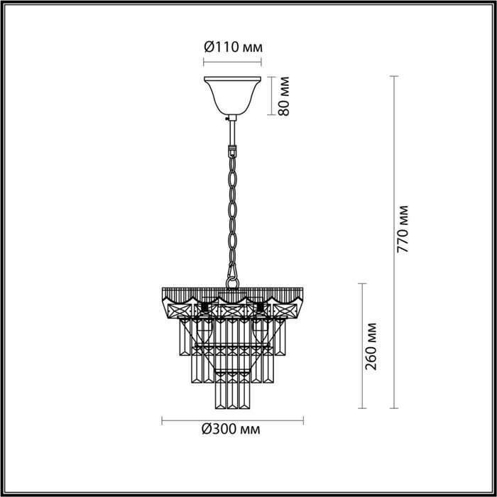 

Люстра ESMÉ E14 4x40W