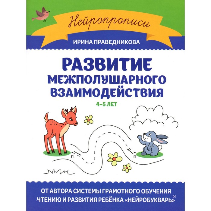 Развитие межполушарного взаимодействия. 4-5 лет. 2-е издание. Праведникова И.И.